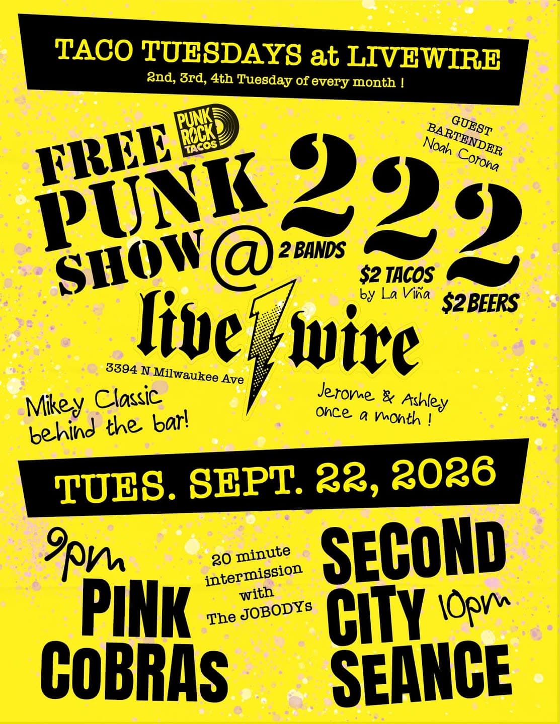 TACO TUESDAY flyer