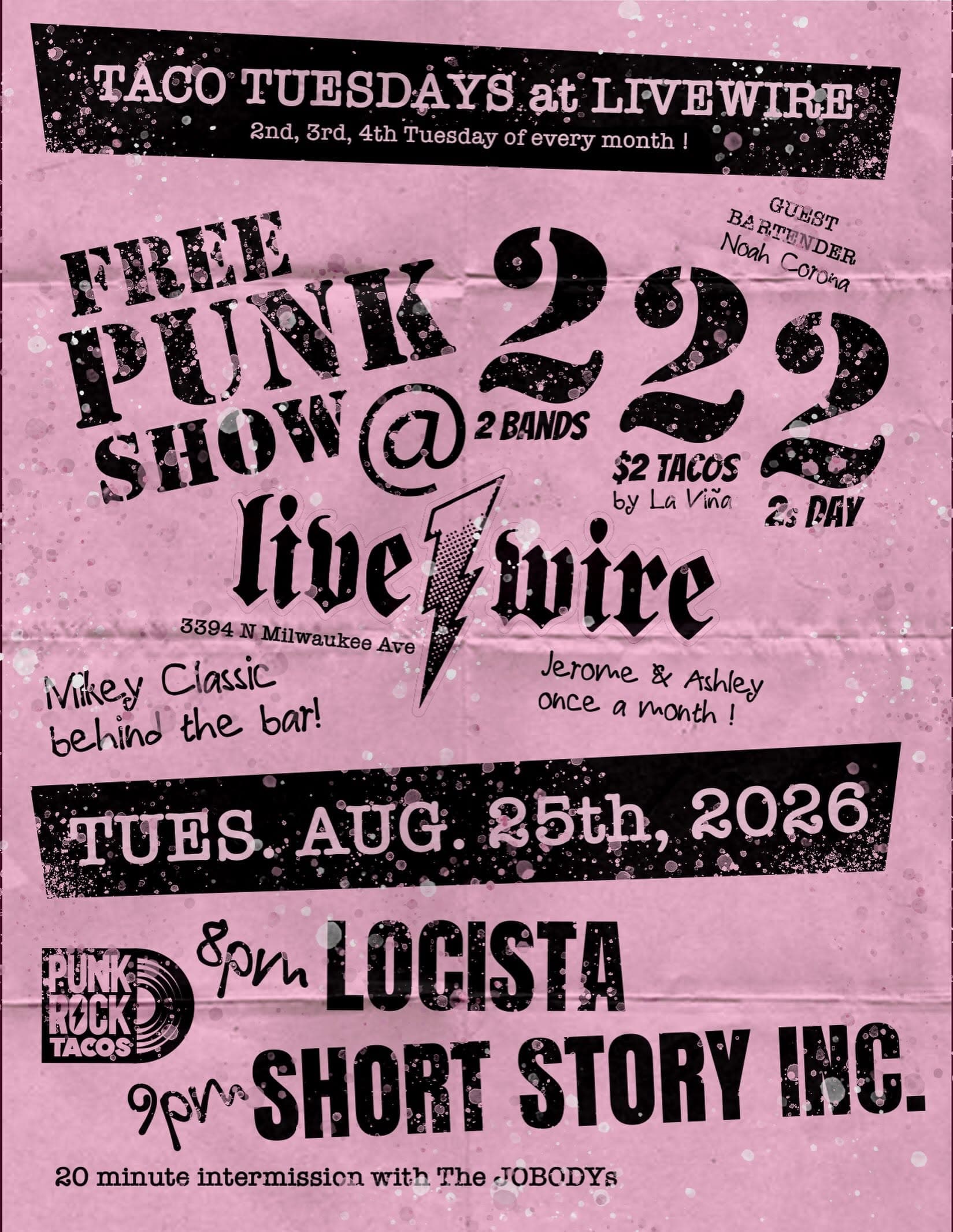 TACO TUESDAY flyer